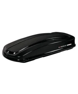 Box tetto per auto nordrive 530 litriin abs nero lucido - n60022 Esclusivo