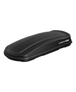 Box tetto per auto 430 litri in abs nero goffrato - n60016 Promozione Esclusiva