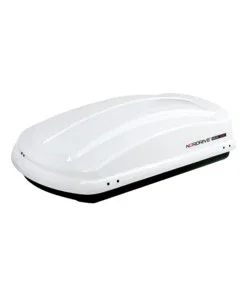 Vendita Finale Box tetto per auto nordrive 330 litri in abs bianco lucido - n60003