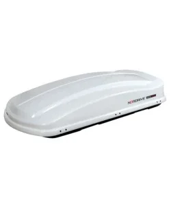 Box tetto per auto nordrive 530 litriin abs bianco lucido - n60023 Reso Gratuito