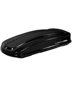 Box tetto per auto nordrive 430 litri in abs con doppia apertura nero lucido - n60015 Promozione