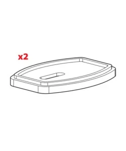 Set 2 distanziali per tamponi kit attacchi kargo - h = 7 mmn99989 Di Tendenza