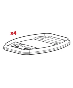 Scelto Dai Clienti Set 4 gomme per tamponi kit attacchi kargon99984