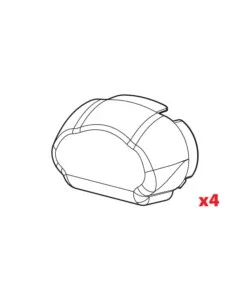 Set 4 tappi per barre kuman99998 Economico