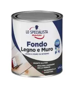 Soddisfatti O Rimborsati Fondo legno e muro 0,5 lt. bianco