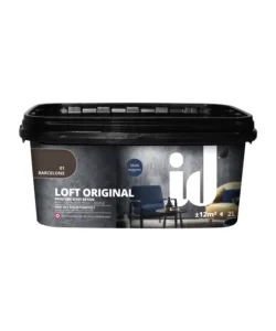 Bestseller Pittura decorativa effetto cemento initiatives decoration "loft original" marrone scuro 2000 ml