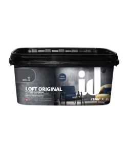 Affare Pittura decorativa effetto cemento initiatives decoration "loft original" nero 2000 ml