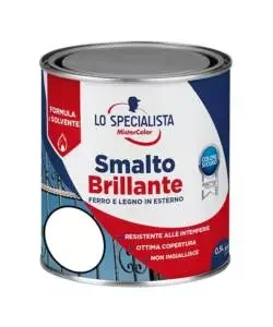 Affare Smalto solvente brillante 0,5 lt. bianco