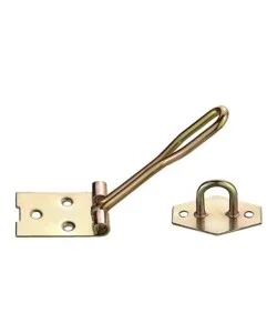 A Buon Prezzo Chiusura portalucchetto 80 mm. - zincato giallo