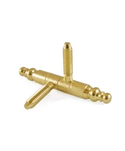 Acquista Ora Cerniere per infissi "anuba in stile" in ferro ottonato ø 9 mm. 2 pz.