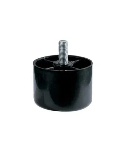 Ultime Pezzi Piedino in plastica serie "black" - ø 60 - h.40 mm. - nero