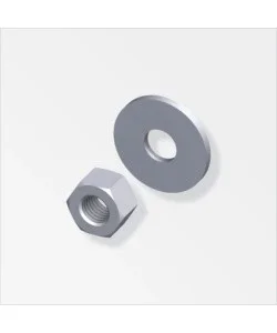 Affare Dadi & rondelle 6 acciaio