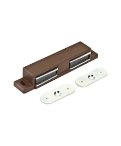 Ultima Occasione Chiusure magnetiche marroni da applicare con doppia contropiastra 2 pz.