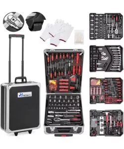 Valigia trolley con attrezzi 318 pezzi 38x22x52,5 cm Sconto