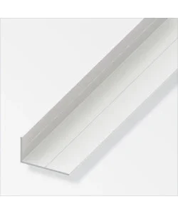 Angolare lati disuguali 23.5x43 pvc bianco - 1 metro. Spedizione Espresso