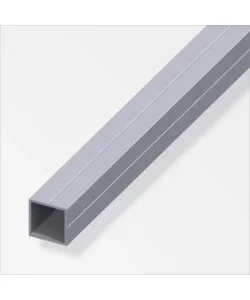 Vendita Finale Tubo quadrato 15.5x1.5 alluminio naturale - 1 metro.