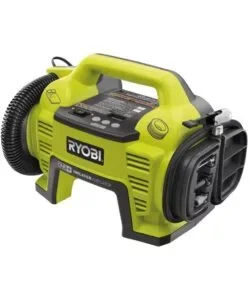 Compressore aria portatile a batteria ryobi "r18i-0" con accessori 18v solo corpo macchina Ultimissimo Modello