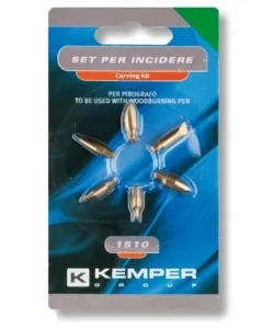 Compra Online Kemper set 6 accessori per incidere e pirografare