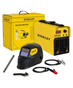 Saldatrice inverter mma ad elettrodo 130a stanley "star 3200" con accessori e maschera professionale Non Perdere