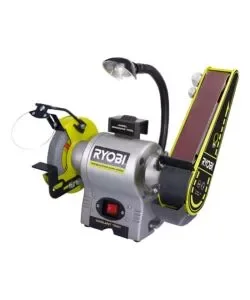 Smerigliatrice e levigatrice a nastro da banco ryobi "rbgl250g" 250 w Spedito Oggi