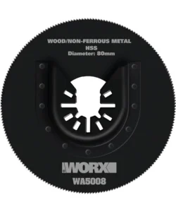 Worx - lama da taglio circolare per legno 80mm "wa5008". Ultimissimo Modello