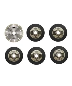 Sconto Set di 6 dischi per smerigliatrice rak6agd125, diametro 125 mm - ryobi