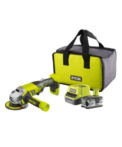 Smerigliatrice a batteria ryobi "r18ag-140s" 18v 115mm, con batteria 4.0 ah e caricabatterie Offerta Del Giorno