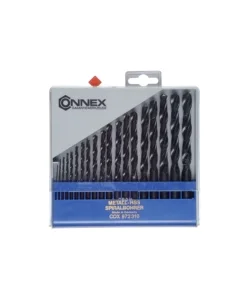 Set 19 punte elicoidali per metallo connex in acciaio hss da ø 1 a 10 mm Promozione