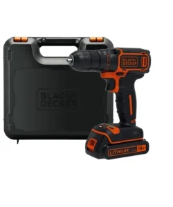 Compra Online Kit valigetta trapano avvitatore a batteria black+decker "bdcdc18k-qw" 18v 1,5ah