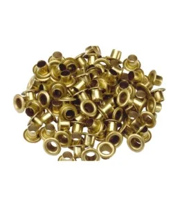 Subito Disponibile Occhielli ottone ø 5,5 mm. 100 pz.