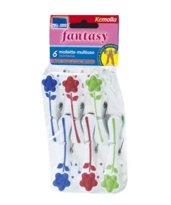 Ultimissimo Modello 6 mollette "fantasy".