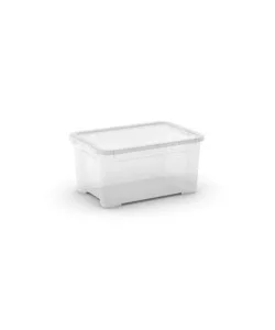 Solo Oggi Contenitore con coperchio trasparente "tbox xs"in plastica 38,4x26,8x18,9 cm