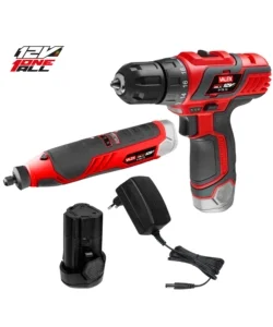 Scelto Dai Clienti Kit avvitatore e multiutensile a batteria valex, 12 v batteria 2 ah e caricabatterie inclusi