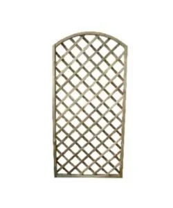 Compra Oggi Stesso Griglia da esterno diagonale ad arco in legno di pino 90x3x180 cm