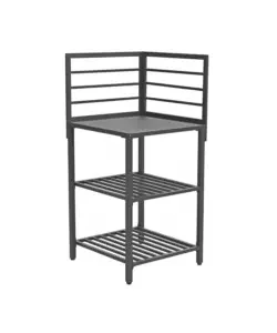 Cucina da esterno modulare ompagrill "modulo 3" in alluminio nero 61,5x61,5x130 cm Vendita Finale