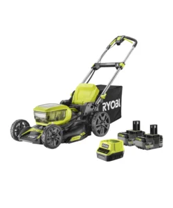 Tagliaerba a batteria ryobi "ry18lmx46a-250" taglio 46 cm 18v, due batterie 5.0ah incluse Compra Adesso