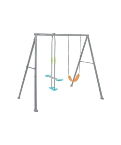 Spedito Oggi Altalena intex grigio con set di gioco a 2 funzioni 249x249x203 cm - cod. 44122