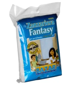 Zanzariera per portafinestra "fantasy" bianca in velcro 150x180 cm Offerta Del Giorno