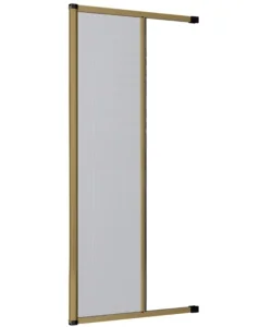 Zanzariera orizzontale con freno per finestra bronzo 160x250 cm Ordina Subito