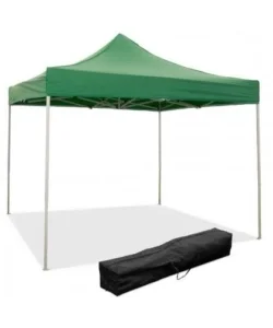 Ultimissimo Modello Gazebo richiudibile pieghevole riviera in tessuto impermeabile e anti uv verde 3x3 m