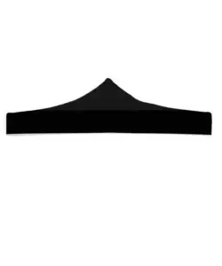 Tetto per gazebo riviera in tessuto impermeabile e anti uv nero 3x3 m Compra Oggi Stesso