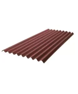 Compra Adesso Lastra basa onduline in bitume rosso 200x85 cm