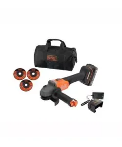 Smerigliatrice angolare a batteria black+decker "bcg6l8d1s-qw" 115 mm 18v Esclusivo