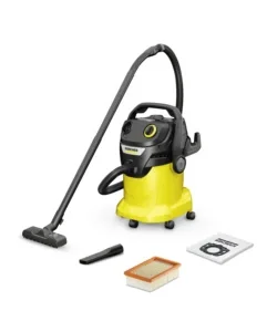 Aspiratore solidi liquidi elettrico karcher "kwd 5 v-25/5/22" 1100w 25lt 70 l/s Spedizione Gratuita