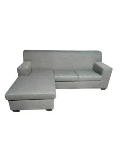 Divano con penisola reversibile bellahome "tris" grigio 218x162x90cm Promo Stagionale