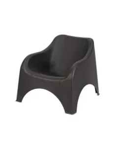 Spedito Oggi Poltrona da esterno "nuvola" in polipropilene antracite 79x81x71 cm