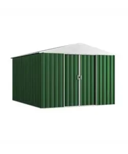 Super Prezzo Casetta da giardino domus "l new" in metallo verde con porte scorrevoli 267x173x194 cm