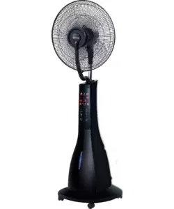 Ventilatore nebulizzatore a piantana qlima "fms40" nero 90w Subito Disponibile