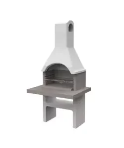 Barbecue a legna o carbonella sarom "adige" 103x80x212 cm Promozione