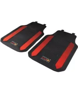 Set 2 tappetini auto redbull "powerbar" nero e rosso Bestseller